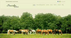 Desktop Screenshot of hetpaardenrusthuis.nl